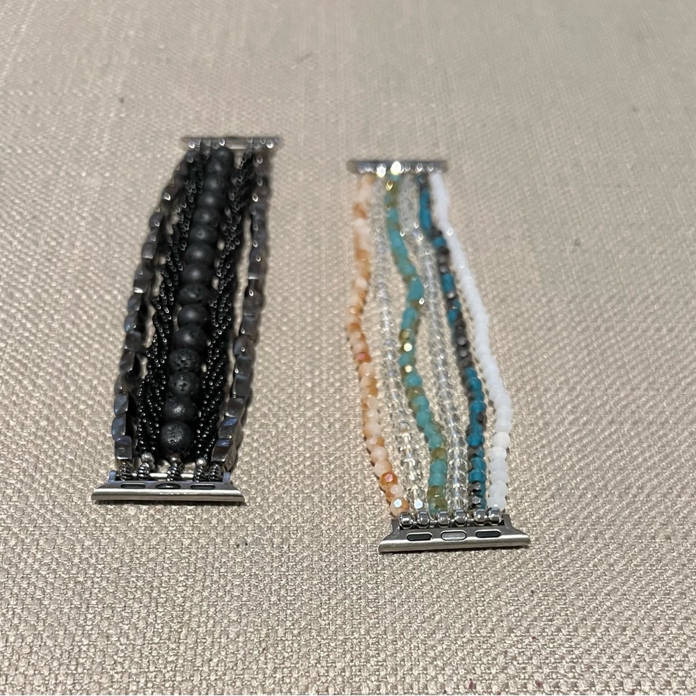 Apple Watch Multicolor Beaded Bracelets Set